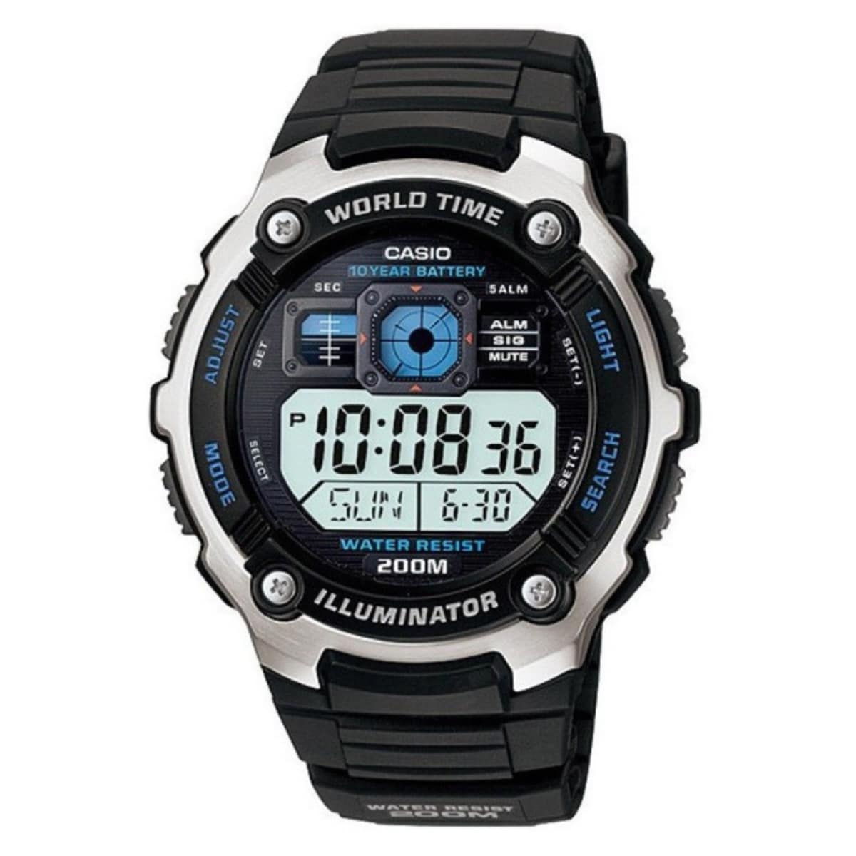 MONTRE CASIO HOMME DIGITAL SILICONE